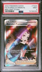 Acerola's Premonition TG24/TG30 Brilliant Stars Full Art Supporter