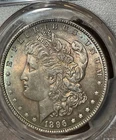 1896 Morgan Silver Dollar PCGS MS65 Beautiful Coin Nice Toning