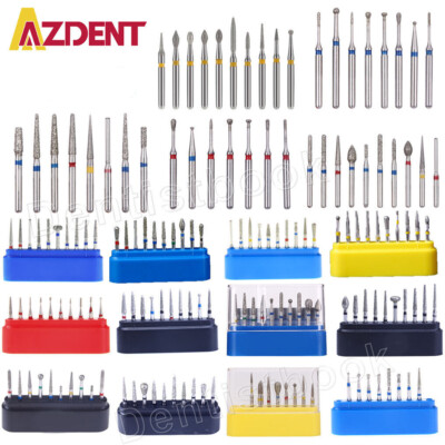 AZDENT Dental Diamond FG Burs Composite/Polishing For High Speed Handpiece