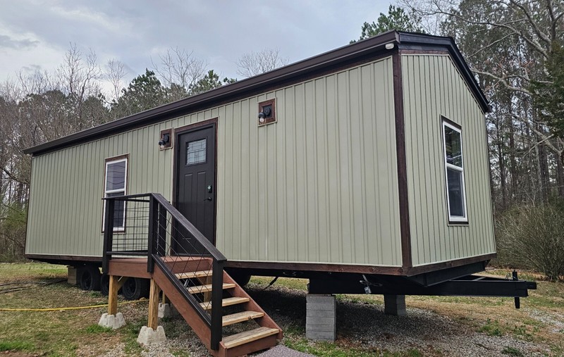 Free delivery Amazing 12x34 400sqft tiny house on wheels farmhouse style