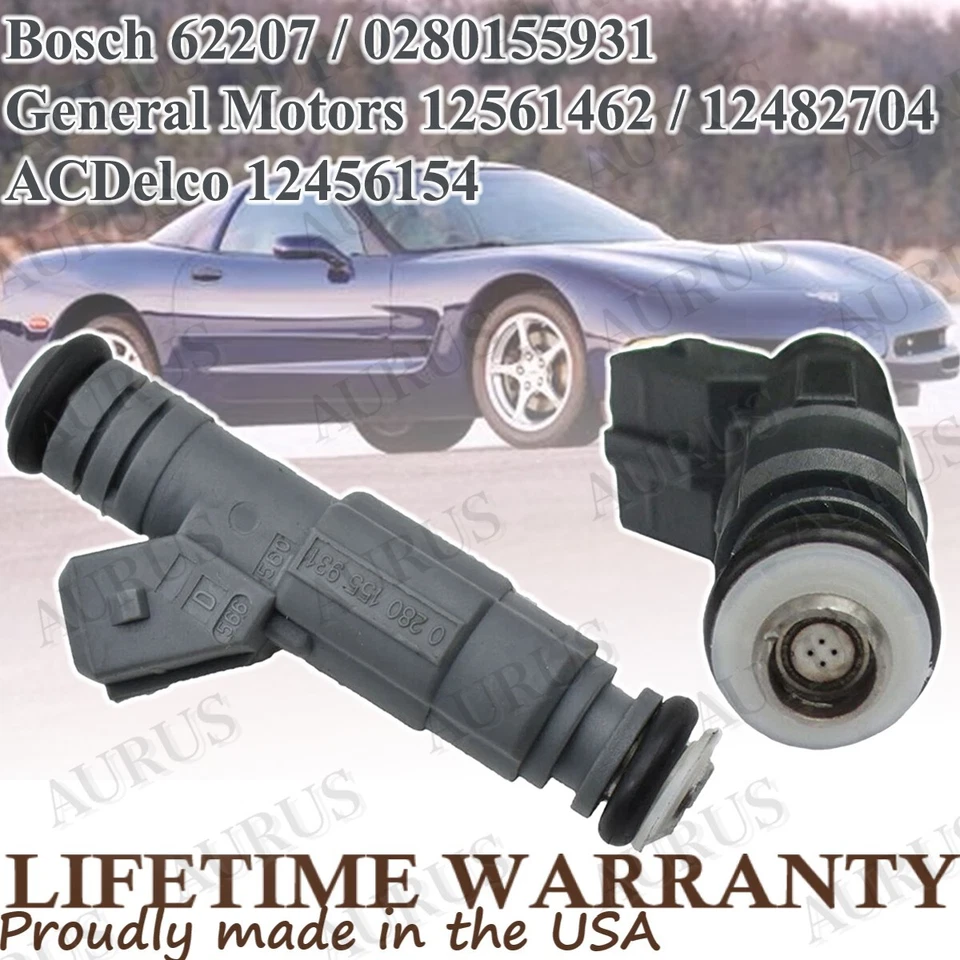 8 OEM AURUS новые топливные форсунки для 1998-2002 Chevrolet Camaro 5,7 л V8 0280155931 - Изображение 3 из 4