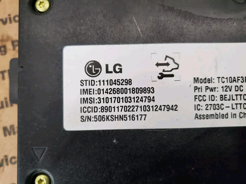 Cadillac ATS 23401659 2013-2016 módulo de comunicación ONSTAR OEM 3nle Foto 2 de 4
