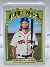 2021 Topps Heritage Jonathan Arauz #517 RC Boston Red Sox Rookie