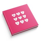 itenga Gästebuch Freundebuch Pink Fotoalbum Erinnerung Bilder 88 Seiten 21x21cm