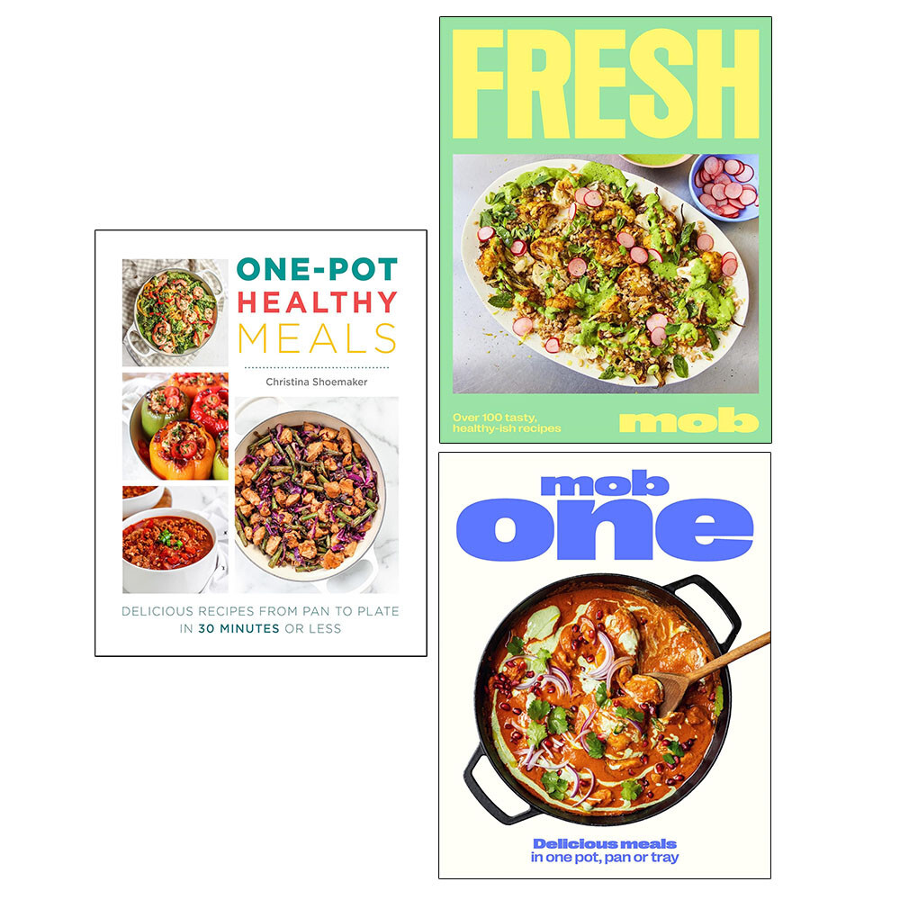 Fresh Mob (HB), One Pot Healthy Meals Christina Shoemaker, Mob One3 Books Set