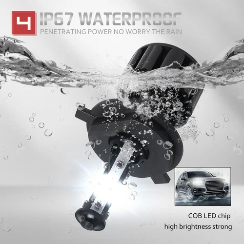 9003 H4 LED Headlight Bulbs Kit 10000W 1000000LM Hi/Lo Beam Super Bright White - Picture 7 of 9