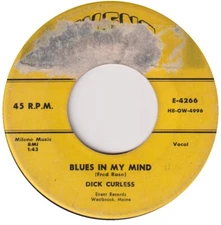 DICK CURLESS “Blues In My Mind” EVENT (1957)