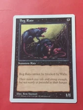 1997 Magic The Gathering 5th Edition #146 Bog Rats, C, NF, cd1
