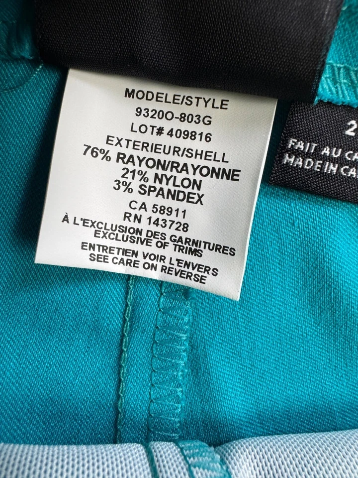 Pantalones Tribales Mujer 2 Turquesa Elastizados Tirar de tiro alto Leggings Foto 4 de 4