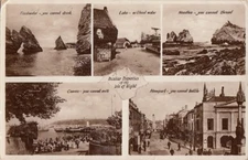 Postcard RPPC Peculiar Properties Isle of Wight UK