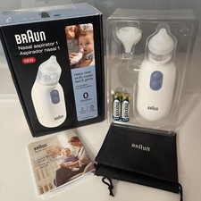 NEW Braun Electric Nasal Aspirator 1 for Infant and Child Open Box