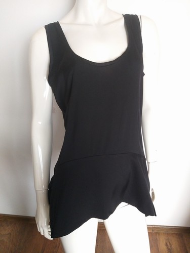 BY MALENE BIRGER black sleeveless silk top blouse size 36 - Picture 3 of 7
