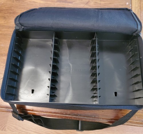 Vtg Case Logic 2 Sided Audio Cassette Tape Carry Case 60 Tape Capacity - Picture 2 of 3
