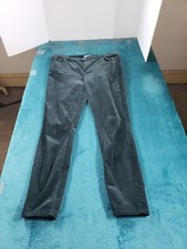 Loft Jeans Sz 8 Womens Green Stretch Corduroy Pants Mid Rise Ladies Skinny