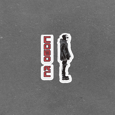 Mr Robot Silhouette Sticker - Hacker TV Show Elliot Alderson Decal #5641