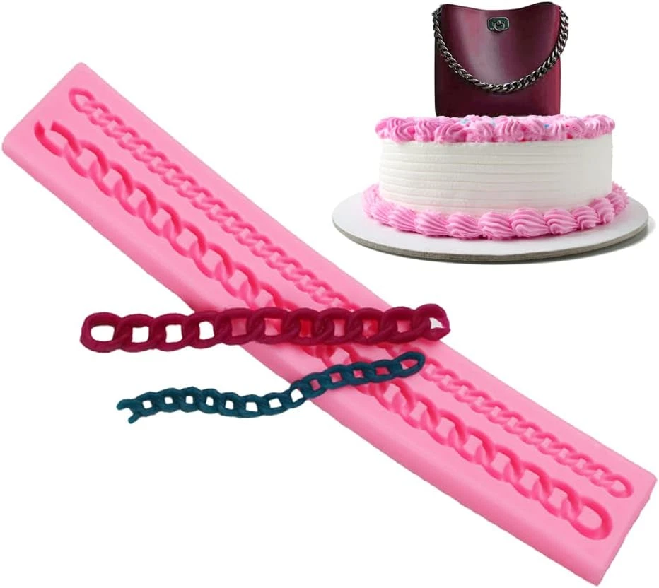 Fondant top chain mold