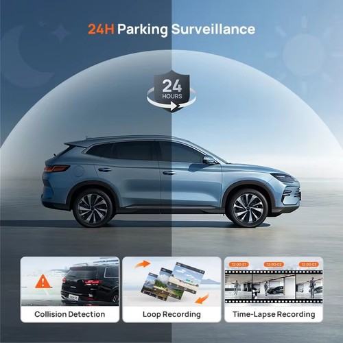 4K Dash Cam Car DVR 4 Channel Front Left Right Rear WiFi Driving Camera Recorder - Picture 10 of 12