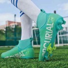 Chaussures De Foot Professionnelles – Homme – Vert – Taille US 5-14 – DMX