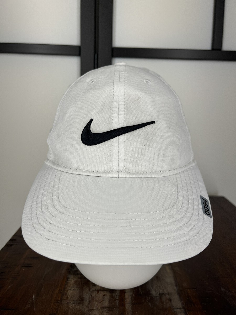 Nike Hat Cap Strap Back Adult One Size White Legacy91 Dri-Fit