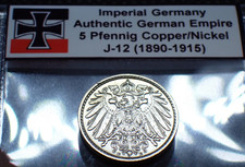 Imperial Germany pre-WW1 1900-13 5 Pfennig Cu/Ni Coin Rare Empire Artifact J.12