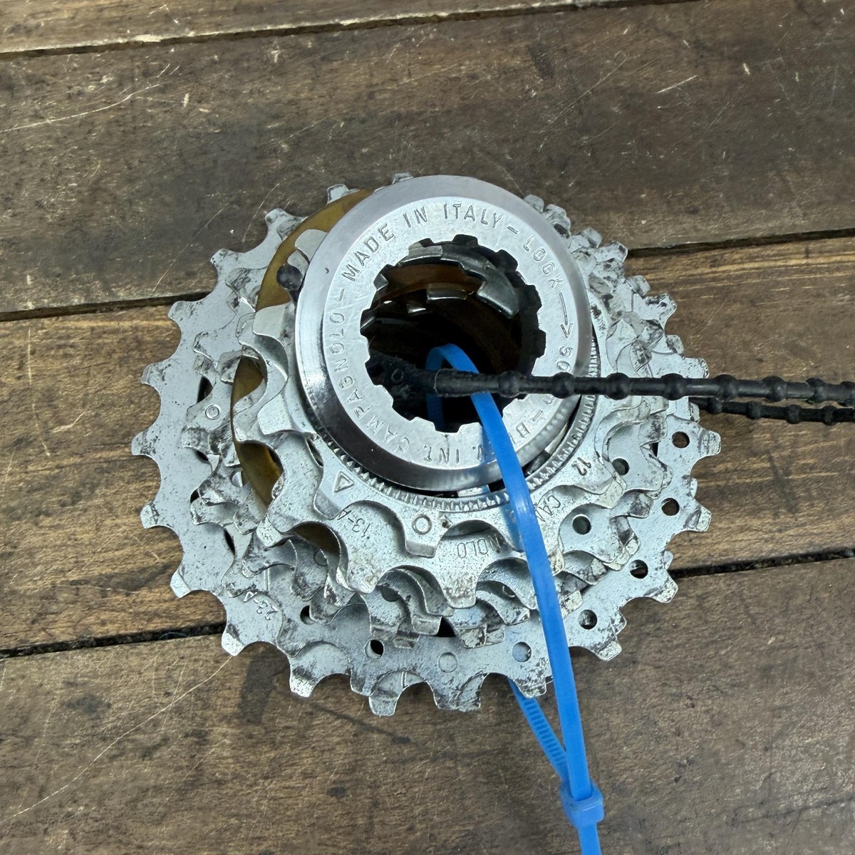 Vintage Campagnolo 9 Speed Cassette 12-23T 23 Road Bike Made Italy