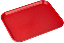 Cafe Fast Food Cafeteria Tray with Patterned Surface for Cafeterias, Fast Food,