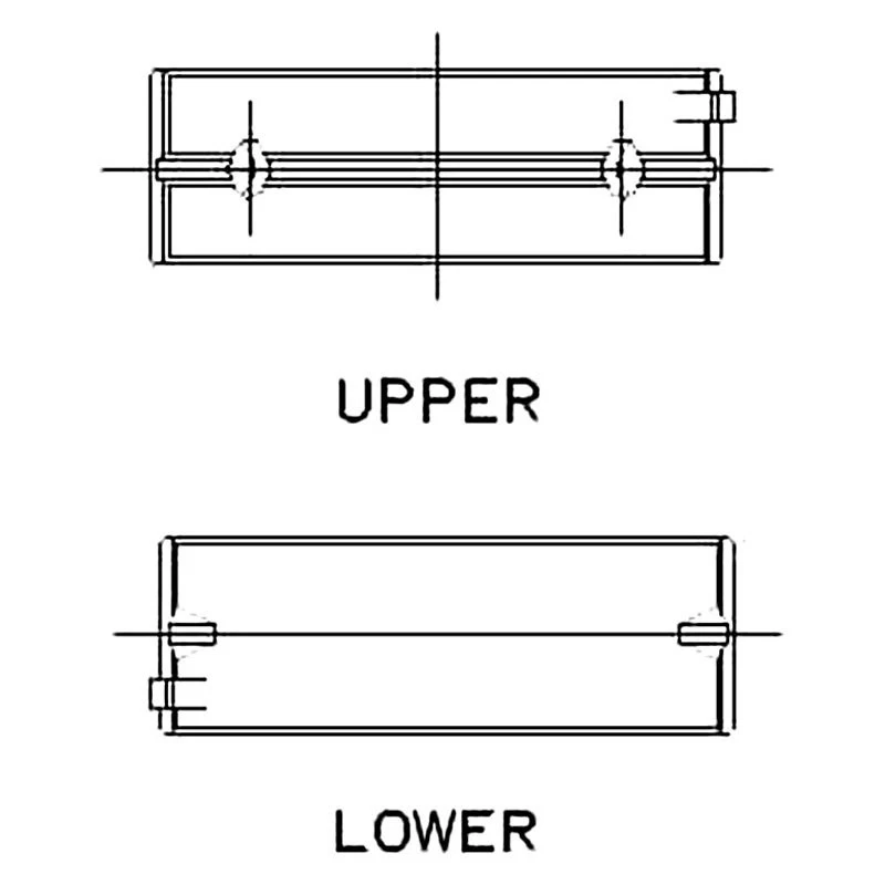 For Mitsubishi Lancer 2002-2006 ACL 5M1219H-.25 Race Main Bearing Set - Image 2 of 4