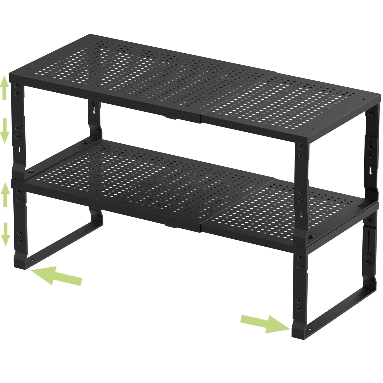 Adjustable Expanable Stackable Spice Rack Shelf Pantry Storage Organizer for ...