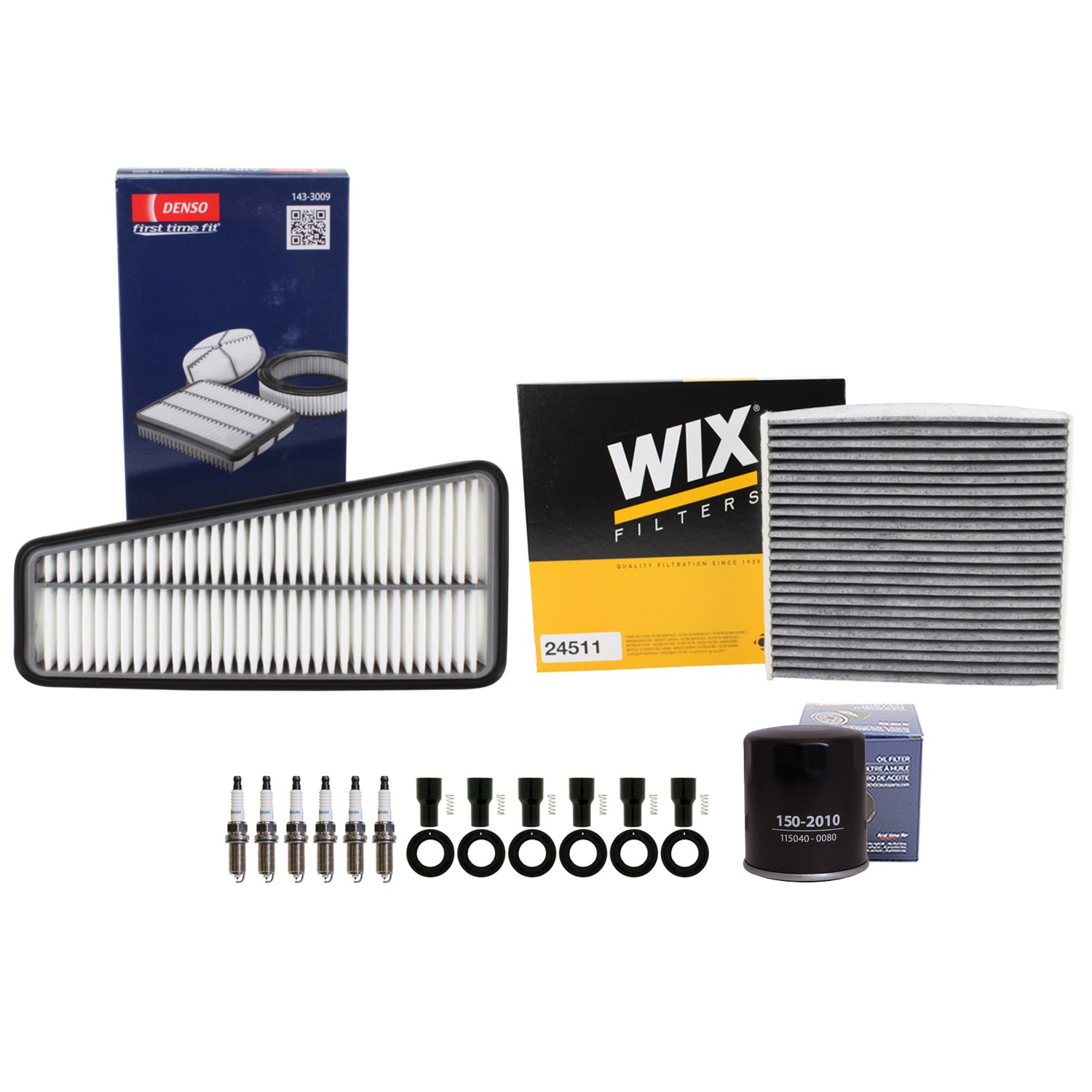 Denso Tune Up Kit NGK 6 Spark Plugs  Boots Kit for Tundra 4.0L V6 1GR-FE Auto