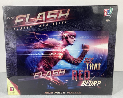 DC Comics The Flash Fastest Man Alive 1000 Piece Jigsaw Puzzle Go! Games SEALED