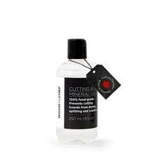 Cutting Board Food Grade Mineral Oil (8,5 oz) - Revitalize Cutting Board, But...