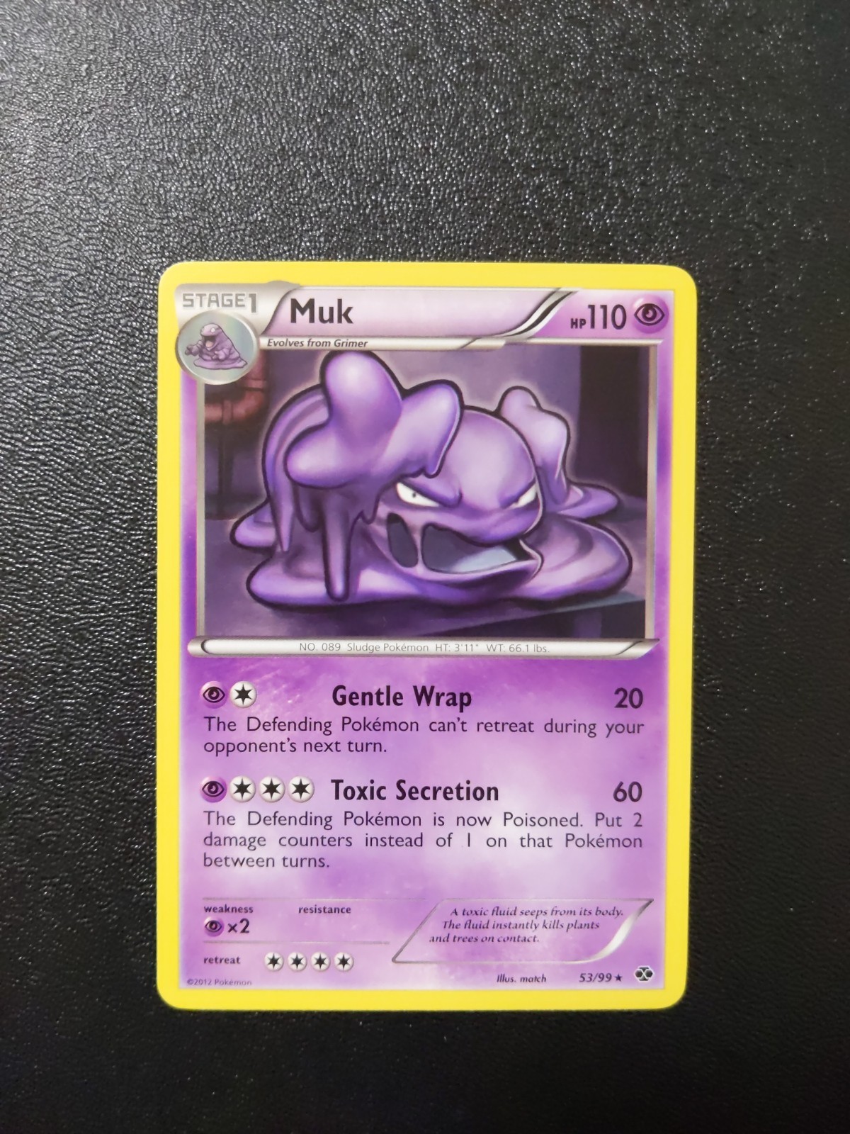 Muk 53/99 Regular Rare NM | Pokemon Next Destinies
