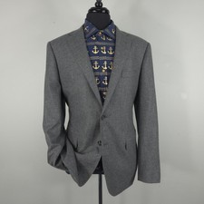 John W Nordstrom Blazer Mes 44 Gray Loro Piana Cashmere Sport Coat Jacket Italy