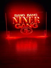 SAN FRANCISCO 49ers LED NEON LIGHT SIGN 8x12