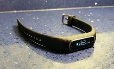 Garmin Vivosmart 4 Fitness Activity Tracker testato nero senza caricatore spedizione gratuita