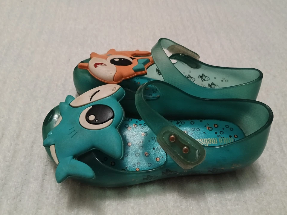 Bebé Tiburón Jalea Zapatos Talla 10 Mini Melissa Ultragirl Niñas Niño Mary Jane Foto 4 de 4