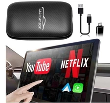 CarPlay Ai Box Wireless Android Auto Adapter Multimedia Video Netflix Youtube+