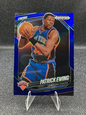 2024 Panini Prizm Black - #255 Patrick Ewing - Blue Prizm /199