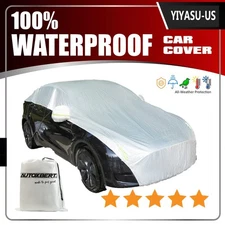 Car Sedan Half Body Sun Shade Waterproof Cover Sunscreen UV Snow Resistant Cover