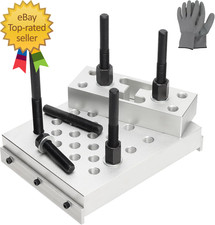 Universal Drill Press Support Block Plate Tool Set Kit 30 Ton   Bearing