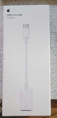 White USB-C to USB Adapter Apple Macbook, Tablet Universal 