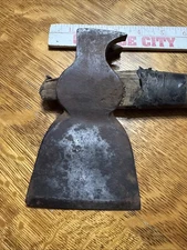 Vintage FAYETTE R PLUMB F.R.P. ANCHOR LOGO Cast Steel Broad Axe Hatchet HandMade