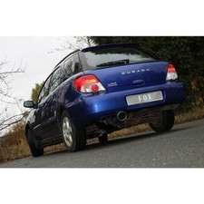 FOX Racing Sportanlage ab Kat 1x129x106mm für Subaru Impreza GD/GG 2,0 ab 00