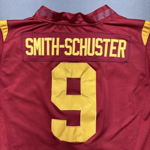 Nike Team USC Trojans Football Jersey Smith Schuster #9 Sz Large NCAA Distressed - Picture 10 of 11