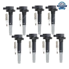8x Ignition Coil + 8x Iridium Spark Plug for Ford F-150 Mustang 16-17 5.0L