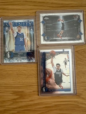 25-26 Topps Chrome  - Cooper Flagg RC Lot - 3 Cards