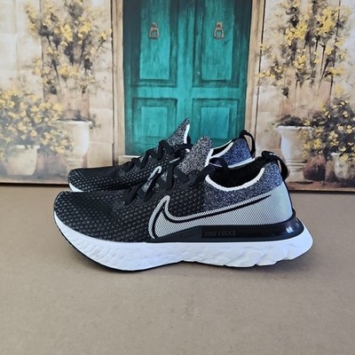 Nike React Infinity Run Flyknit 2 White Black 2020 Running Shoes-Size 8.5