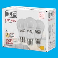 6X 12.6W (=100W) Led Gls A60 Warmes Weiß 2700K Edison Schraube Es E27 GlüHbirne