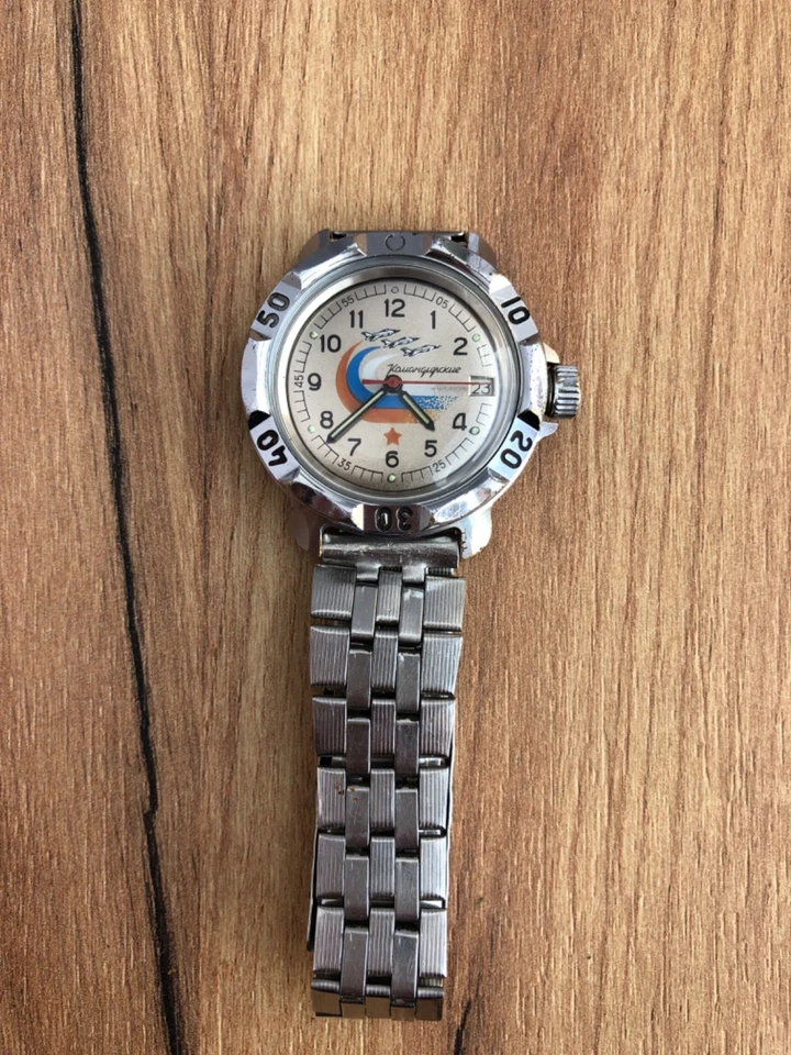Relógio Vostok Komandirskie Wostok URSS Rússia SSSR SU Vintage Soviético - Imagem 3 de 4