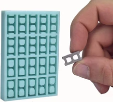 Miniature Cinder Block Mold Silicone Rubber 124 Scale